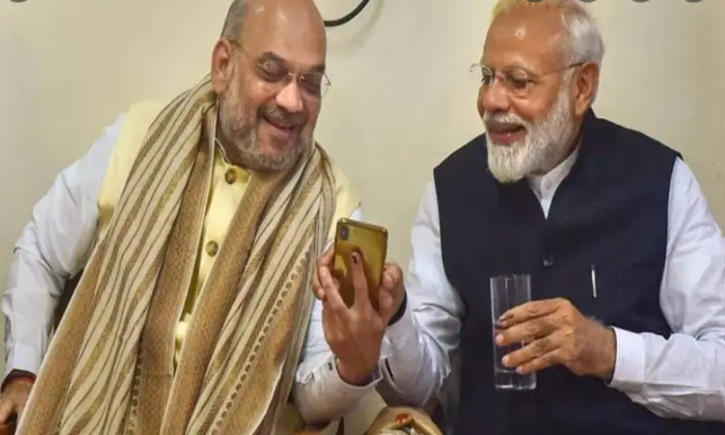 Modi and Amit shah enjoying expensive time
