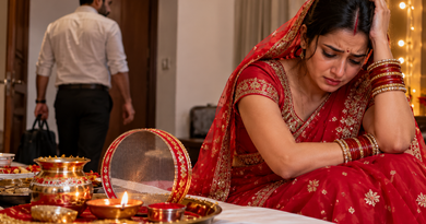 करवाचौथ पर पति नहीं लेकर आया पूजन सामग्री, नाराज पत्नी ने उठाया आत्मघाती कदम