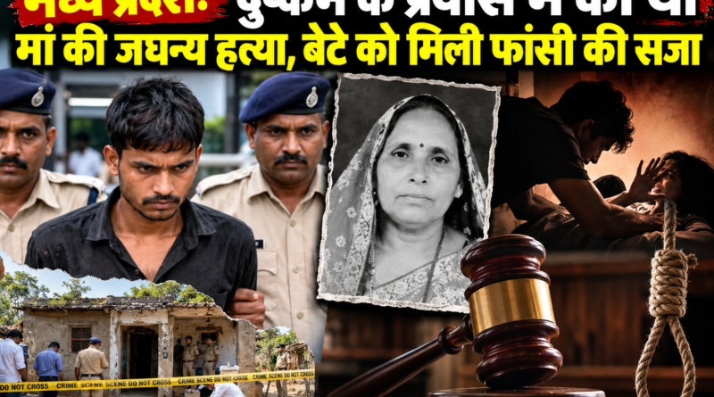 मध्य प्रदेश: दुष्कर्म के प्रयास में की थी मां की जघन्य हत्या, बेटे को मिली फांसी की सजा